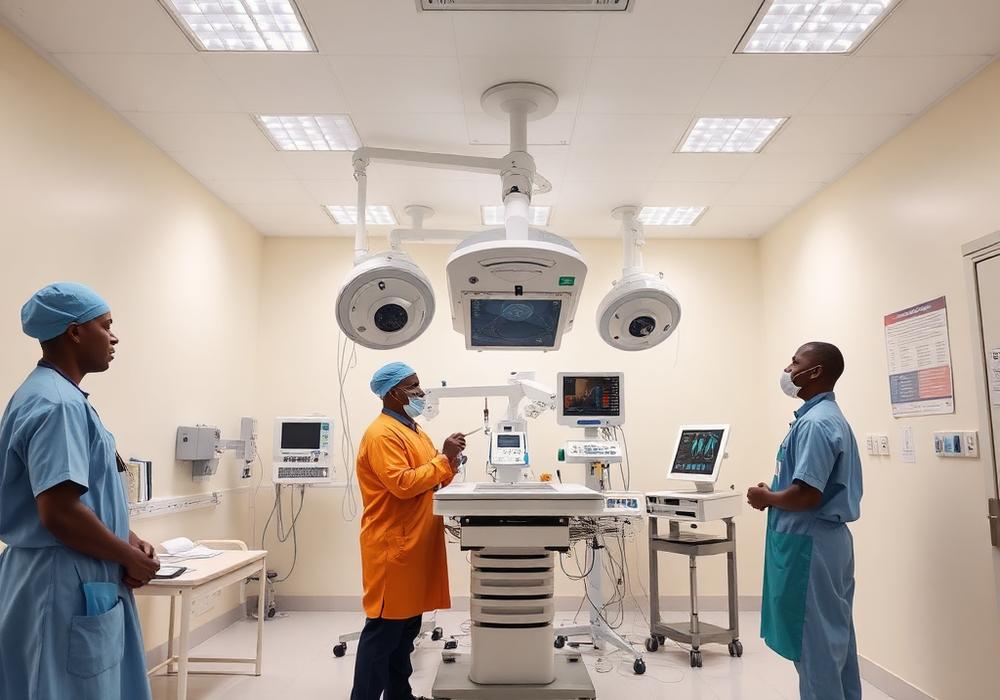 Installation de nouveaux équipements médicaux