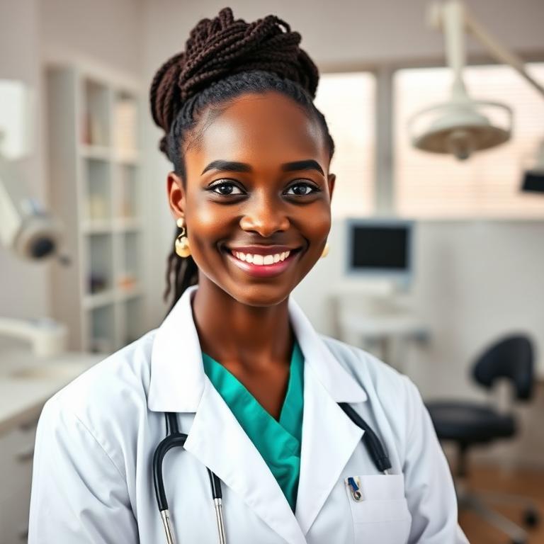 Portrait d'une chirurgienne-dentiste de l'IHS